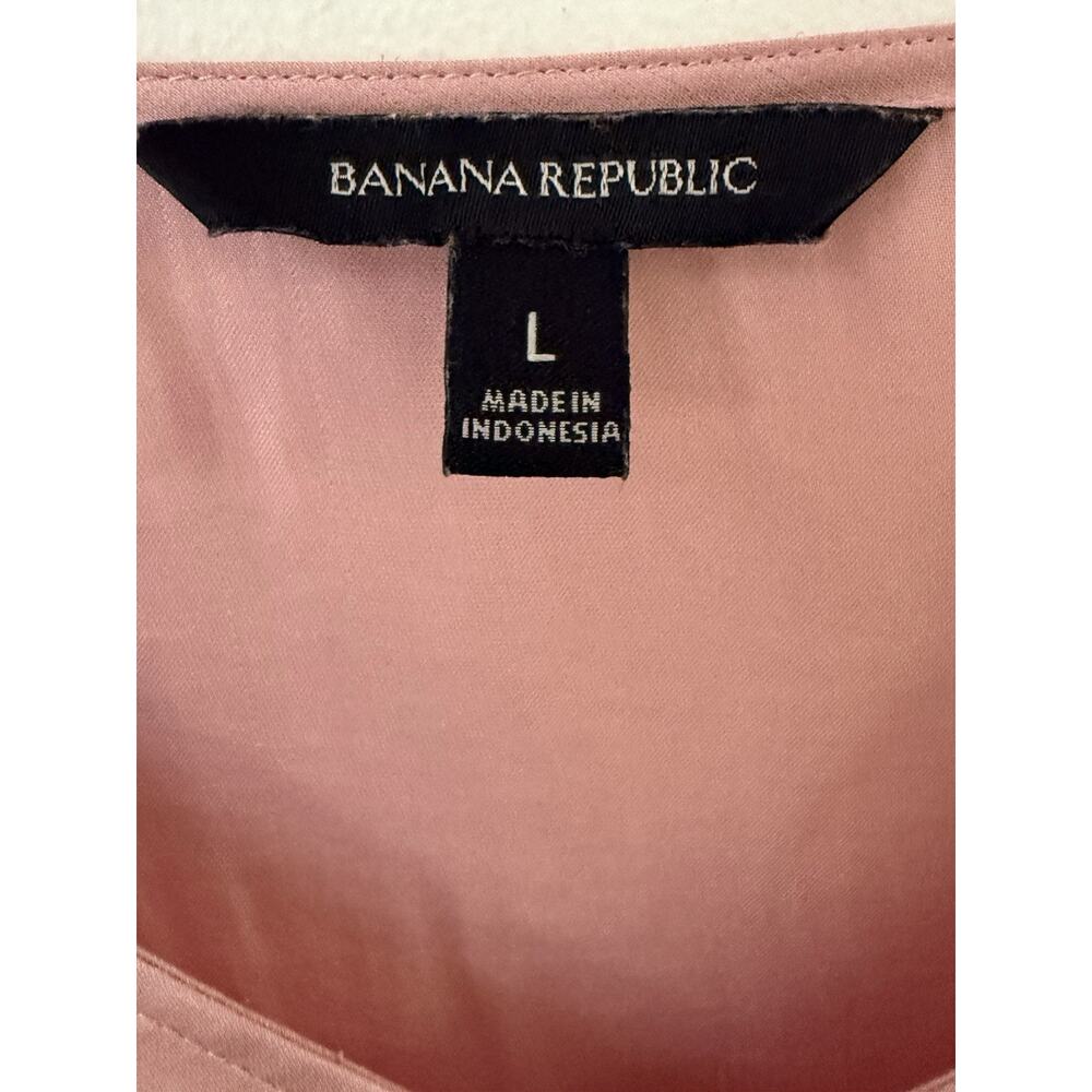 Banana Republic Womens Tunic Tank Top Pink Size L Sleeveless Lightweight Casual - Picture 6 of 11